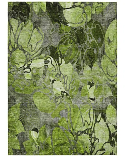 Addison Rugs Chantille Polyester Indoor/outdoor Washable Rug In Green