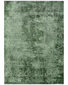 Addison Rugs Chantille Polyester Indoor/outdoor Washable Rug In Green