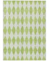 Addison Rugs Chantille Polyester Indoor/outdoor Washable Rug In Green