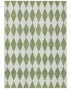 Addison Rugs Chantille Polyester Indoor/outdoor Washable Rug In Green