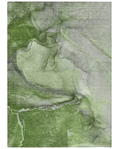 Addison Rugs Chantille Polyester Indoor/outdoor Washable Rug In Green