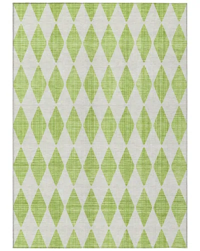 Addison Rugs Chantille Polyester Indoor/outdoor Washable Rug In Green