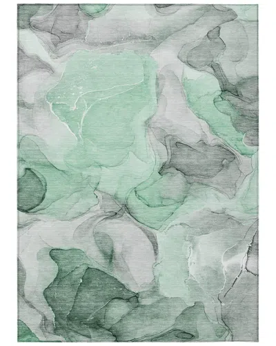 Addison Rugs Chantille Polyester Indoor/outdoor Washable Rug In Green