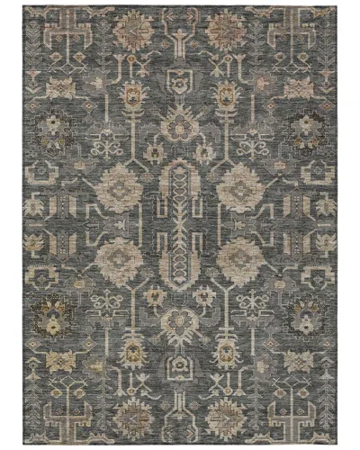 Addison Rugs Chantille Polyester Indoor/outdoor Washable Rug In Grey