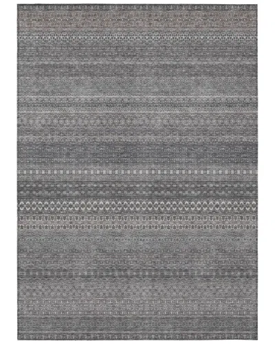 Addison Rugs Chantille Polyester Indoor/outdoor Washable Rug In Grey