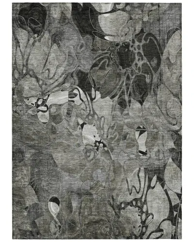 Addison Rugs Chantille Polyester Indoor/outdoor Washable Rug In Grey