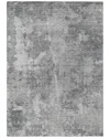 Addison Rugs Chantille Polyester Indoor/outdoor Washable Rug In Grey