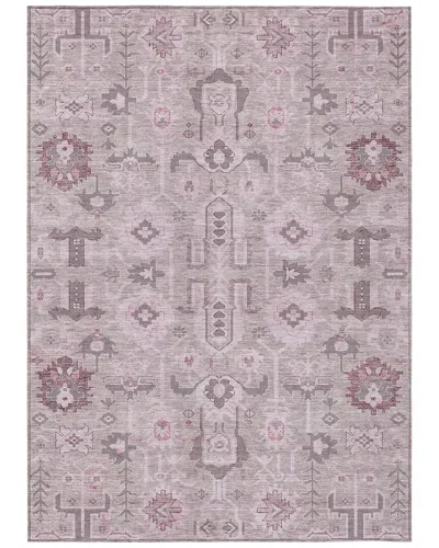 Addison Rugs Chantille Polyester Indoor/outdoor Washable Rug In Pink