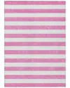 Addison Rugs Chantille Polyester Indoor/outdoor Washable Rug In Pink