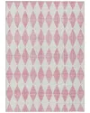 Addison Rugs Chantille Polyester Indoor/outdoor Washable Rug In Pink