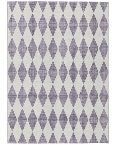 Addison Rugs Chantille Polyester Indoor/outdoor Washable Rug In Purple