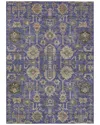 Addison Rugs Chantille Polyester Indoor/outdoor Washable Rug In Purple