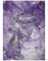 Addison Rugs Chantille Polyester Indoor/outdoor Washable Rug In Purple