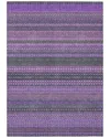 Addison Rugs Chantille Polyester Indoor/outdoor Washable Rug In Purple