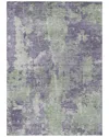 Addison Rugs Chantille Polyester Indoor/outdoor Washable Rug In Purple