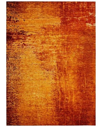 Addison Rugs Chantille Polyester Indoor/outdoor Washable Rug In Red