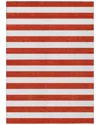 Addison Rugs Chantille Polyester Indoor/outdoor Washable Rug In Red