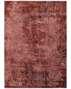 Addison Rugs Chantille Polyester Indoor/outdoor Washable Rug In Red