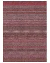 Addison Rugs Chantille Polyester Indoor/outdoor Washable Rug In Red