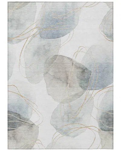 Addison Rugs Chantille Polyester Indoor/outdoor Washable Rug In White