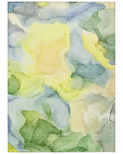 Addison Rugs Chantille Polyester Indoor/outdoor Washable Rug In Yellow