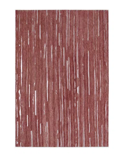 Addison Rugs Dazzle Wool-blend Rug In Red