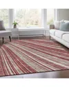 Addison Rugs Premium Washable Area Rug In Red