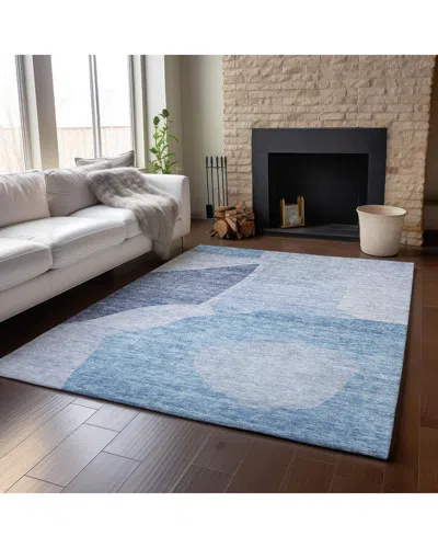 Addison Rugs Premium Washable Area Rug In Blue