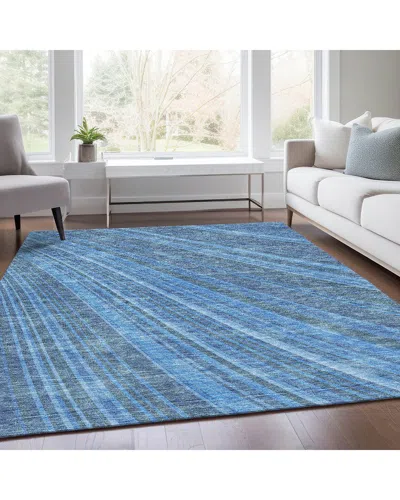 Addison Rugs Premium Washable Area Rug In Blue