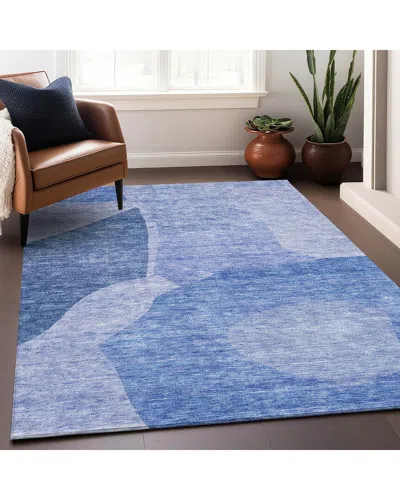 Addison Rugs Premium Washable Area Rug In Blue