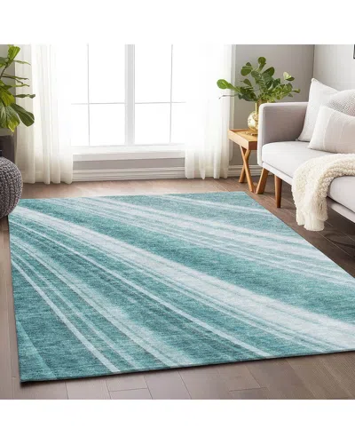 Addison Rugs Premium Washable Area Rug In Blue
