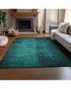 Addison Rugs Premium Washable Area Rug In Green
