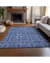 Addison Rugs Premium Washable Area Rug In Blue