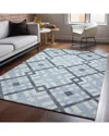 Addison Rugs Premium Washable Area Rug In Blue
