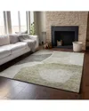 Addison Rugs Premium Washable Area Rug In Green