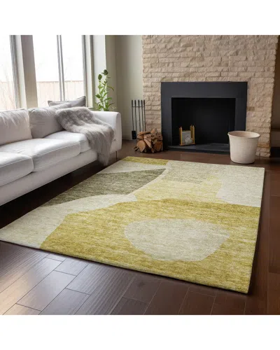Addison Rugs Premium Washable Area Rug In Gold