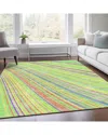 Addison Rugs Premium Washable Area Rug In Green