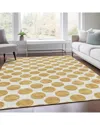 Addison Rugs Premium Washable Area Rug In Gold
