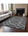 Addison Rugs Premium Washable Area Rug In Gray