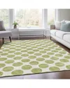 Addison Rugs Premium Washable Area Rug In Green