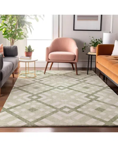 Addison Rugs Premium Washable Area Rug In Green