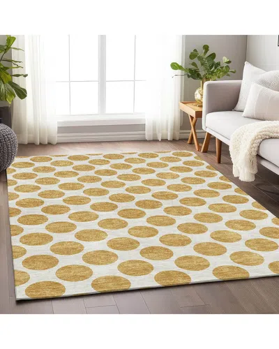 Addison Rugs Premium Washable Area Rug In Yellow