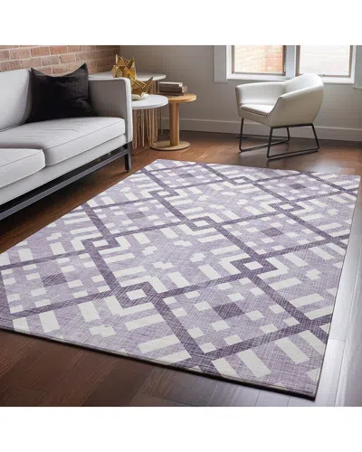 Addison Rugs Premium Washable Area Rug In Purple