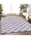 Addison Rugs Premium Washable Area Rug In Purple