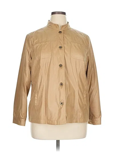 Pre-owned Additions By Chico's Jacket In Brown