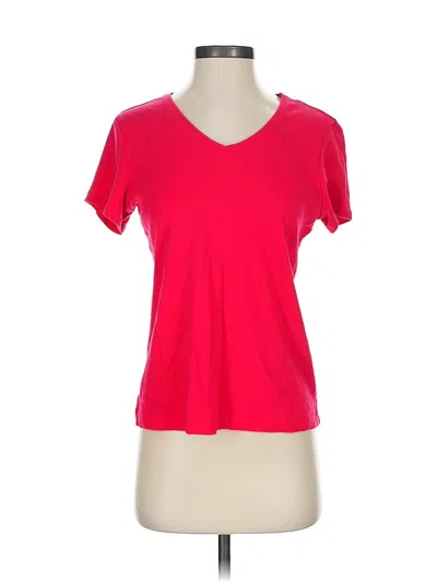 Pre-owned Additions By Chico's Short Sleeve T-shirt In Red