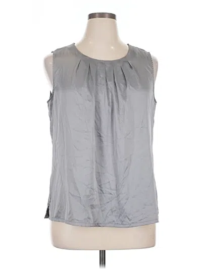 Pre-owned Additions By Chico's Sleeveless Blouse In Gray