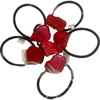 Addy Rose Southern Slab Hair Tie In Red