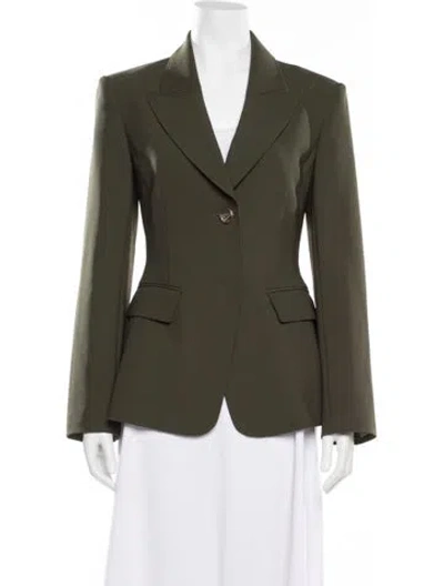 Pre-owned Adeam Blazer In Green