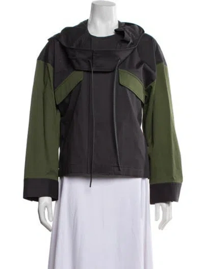 Pre-owned Adeam Colorblock Pattern Jacket In Multi